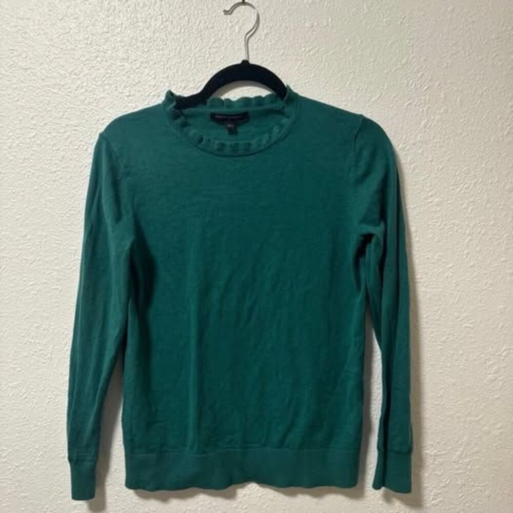 Banana republic green/ realist small fitted cozy sweater